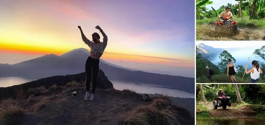 Bali Mount Batur Sunrise Trekking ATV Ride Tour, Bali Trekking Quad Bike Ride Tour, Bali Nafis Tour