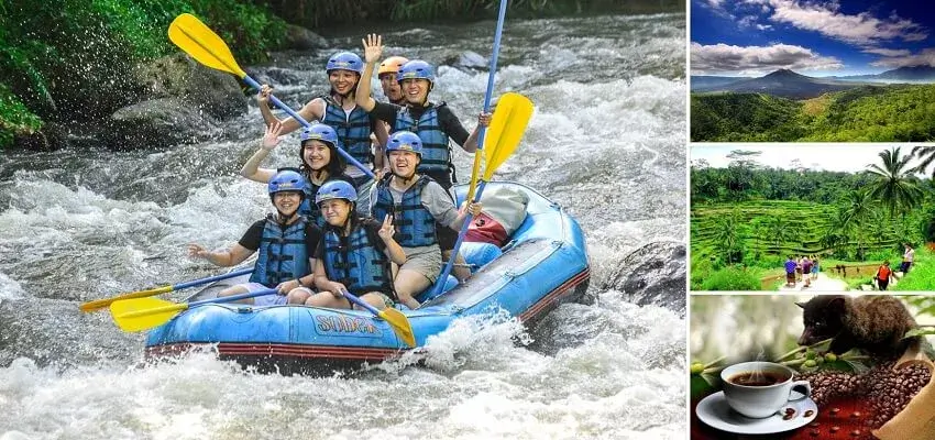 Bali Rafting and Kintamani Tour, Ayung Rafting Kintamani Tour, Bali Combination Tour Packages, Bali Nafis Tour